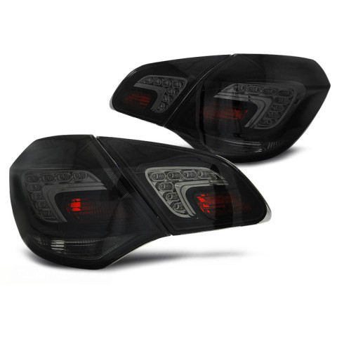 Lampy tył Opel Astra J IV - BLACK LED - diodowe LDOP46