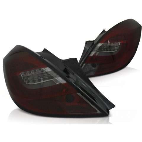 Lampy tył Opel Corsa D 3d 06-14 Red LED czerwone diodowe 