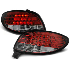 Lampy tył Peugeot 206 clear LED Red/White - diodowe LDPE07