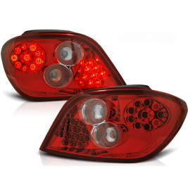 Lampy tył Peugeot 307 clear LED Red / White - diodowe LDPE02