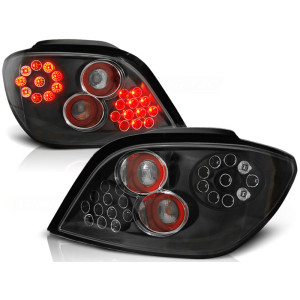 Lampy tył Peugeot 307 clear LED Black - diodowe LDPE04