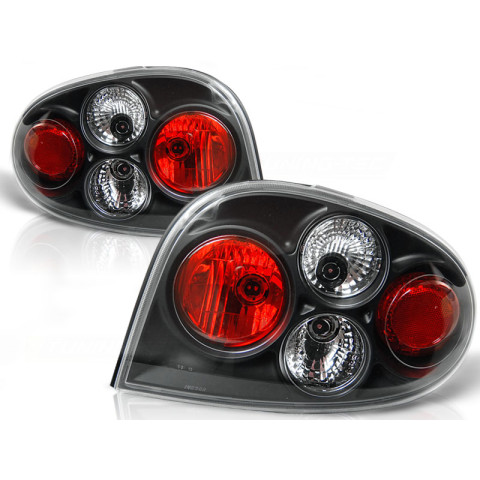 Lampy tył Renault Megane Coupe 96-02 Lexus Look BLACK - LTRE05