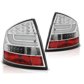 Lampy tył Skoda Octavia II 5D 04- Chrom LED BAR - diodowe LDSK10