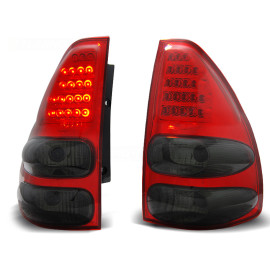 Lampy tył Toyota Land Cruiser 120 - Red Black LED diodowe LDTO08