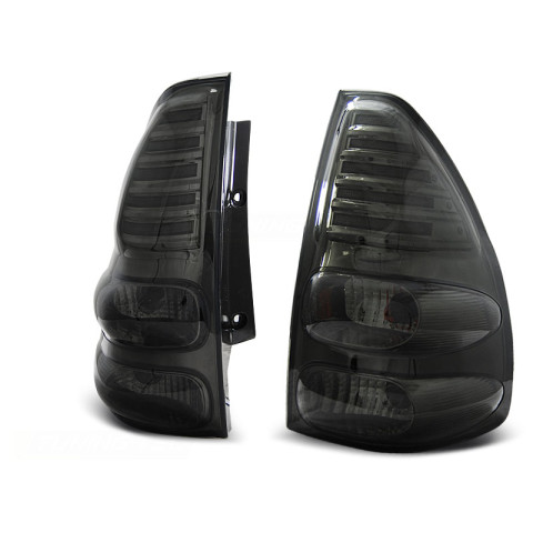Lampy tył Toyota Land Cruiser 120 Smoked Black LED Celis diodowe LDTO09