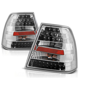 Lampy tył VW Bora clear CHROM LED LDVW61