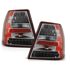 Lampy tył VW Bora clear RED WHITE LED diodowe LDVW63