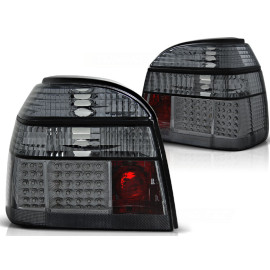 Lampy tył VW Golf 3 Black LED Smoked Dymione Diodowe LDVW49