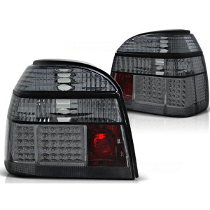 Lampy tył VW Golf 3 Black LED Smoked Dymione Diodowe LDVW49