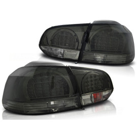 Lampy tył VW Golf 6 SMOKED LED dymione diodowe LDVWB7 DEPO