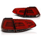 Lampy tył VW Golf 7 RED / WHITE LED BAR czerwono białe diodowe LDVW02