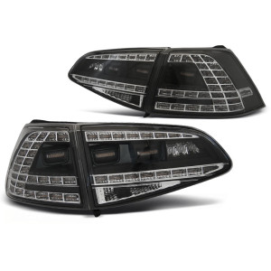 Lampy tył VW Golf 7 - BLACK LED SPORT SEQ - DIODOWE Dynamiczne LDVWM6
