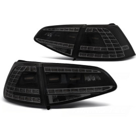 Lampy tył VW Golf 7 BLACK SMOKE LED SPORT SEQ - DIODOWE Dynamiczne LDVWM7