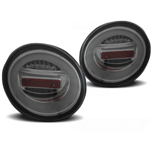 Lampy tył VW New Beetle LED BAR Black diodowe Smoked Dymione LDVWN5