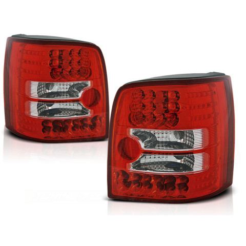Lampy tył VW Passat B5/B5FL Variant Kombi LED RED/WHITE - diodowe LDVW17