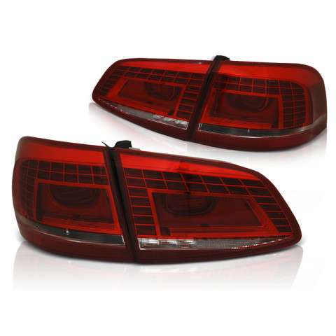 Lampy tył VW Passat B7 Kombi Variant - LED RED WHITE - diodowe LDVWE0