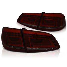 Lampy tył VW Passat B7 Kombi Variant - LED RED SMOKED - diodowe LDVWE1