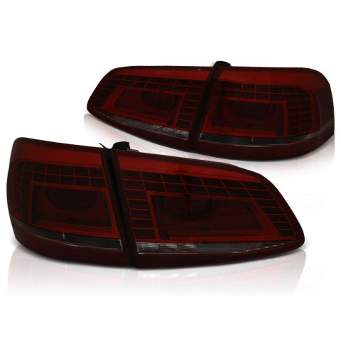 Lampy tył VW Passat B7 Kombi Variant - LED RED SMOKED - diodowe LDVWE1