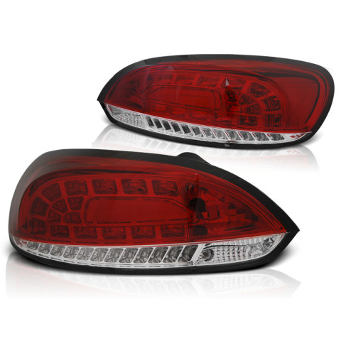 Lampy tył VW Scirocco III Red / White LED diodowe LDVWI1