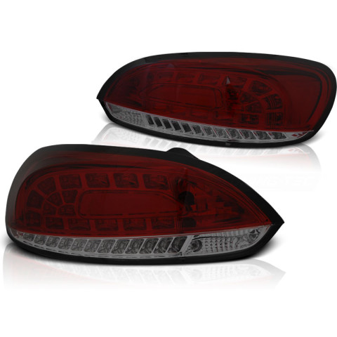 Lampy tył VW Scirocco III Red Smoked LED diodowe LDVWI2
