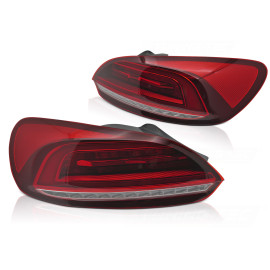 VW Scirocco III RED / WHITE LED BAR czerwono białe diodowe 