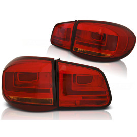 Lampy tył VW TIGUAN 07-11 - Red LED BAR NEON - DIODOWE LDVWH1