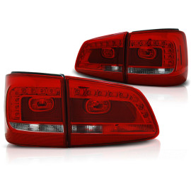 Lampy tył VW Touran II - RED WHITE LED - diodowe LDVWA9