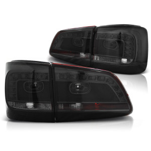 Lampy tył VW Touran II - SMOKED BLACK LED - diodowe LDVWB1