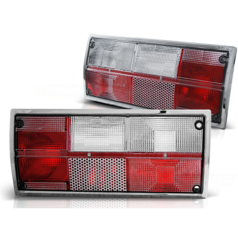 Lampy tył VW Bus T2 / T3 WHITE - białe LTVW01