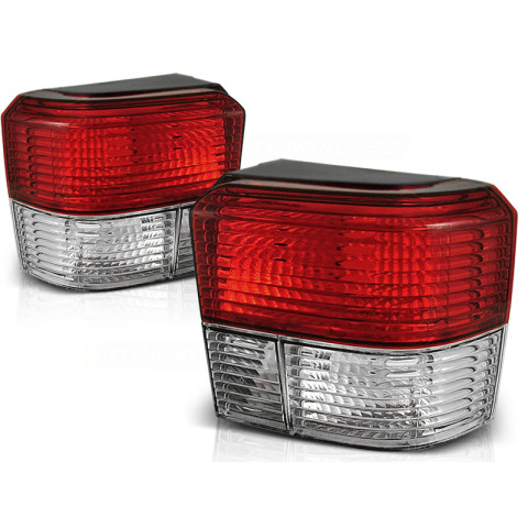 Lampy tył VW T4 Caravelle / Multivan / Transporter - RED / WHITE LTVW46