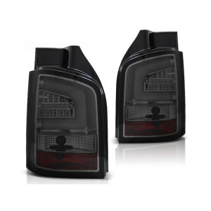 Lampy tył VW T5 03-09 SMOKED LED BAR diodowe LDVW95 Podnoszona KLAPA
