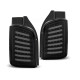 Lampy tył VW T5 03-15 FULL LED BLACK diodowe LDVWA7 Podwójne DRZWI