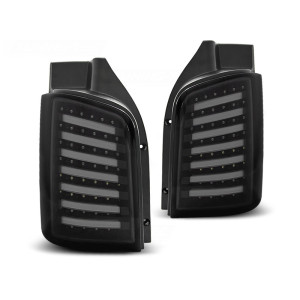 Lampy tył VW T5 03-15 FULL LED BLACK diodowe LDVW89 Podnoszona KLAPA