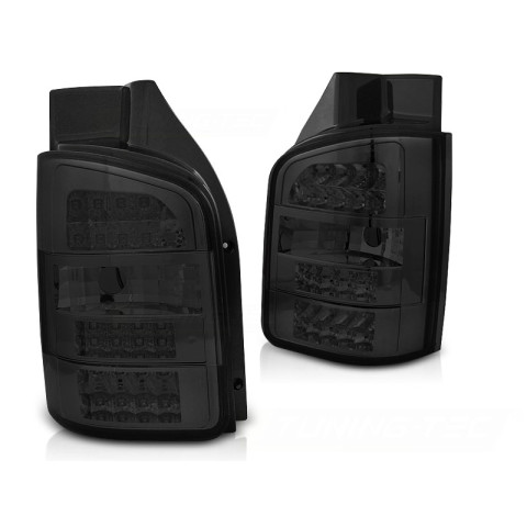 Lampy tył VW T5 10-15 SMOKED LED diodowe LDVWN8 Podwójne DRZWI