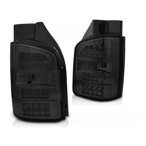 Lampy tył VW T5 10-15 SMOKED LED diodowe LDVWN8 Podwójne DRZWI