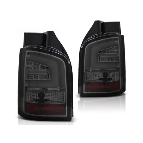 Lampy tył VW T5 10-15 SMOKED LED BAR diodowe LDVWA0 Podnoszona KLAPA