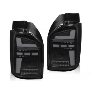 Lampy tył VW T6.1 20- SMOKED BLACK LED diodowe dynamiczne LDVWS0 KLAPA