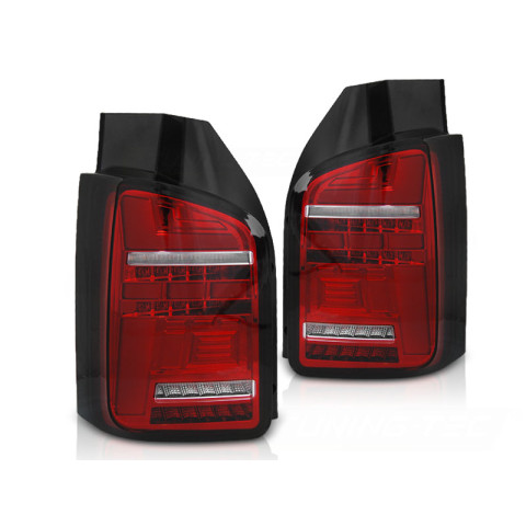 Lampy tył VW T6.1 20- RED LED diodowe dynamiczne LDVWS1 Podnoszona KLAPA