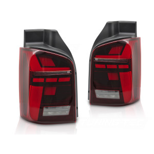 Lampy tył VW T6 15-24 RED LED diodowe dynamiczne LDVWX0 Podnoszona KLAPA