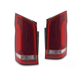 Lampy tył Mercedes Vito red white LED czerwono / białe DIODOWE 