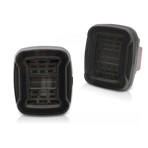 Lampy tył JEEP Wrangler YJ / TJ 1991-2006 Full LED SMOKED LDCH45
