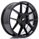 JR Wheels JR30 17x7 ET20-40 BLANK Gloss Black