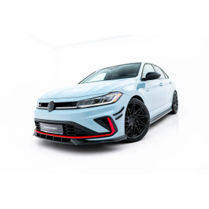 Dokładka / Splitter zderzaka przód (V.1) - VW Jetta GLI Mk7 Facelift 2
