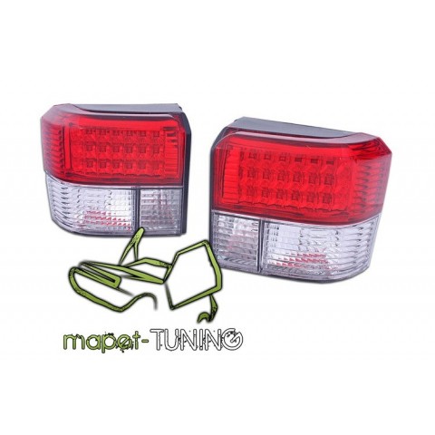 VW T4 Caravelle / Multivan / Transporter LED RED WHITE diodowe LDVW55