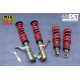 Honda Civic VII - Zawieszenie Gwintowane MTS Technik BLACK GOLD EDITION