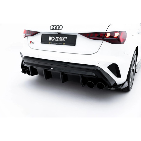 Dyfuzor Tył z atrapami Wydechu - Audi A3 S-Line Sportback 8Y FL