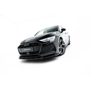 Przedni Splitter / dokładka (V.2) - Audi A3 Sedan 8Y Facelift