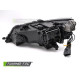 Lamy przód Seat Leon BLACK LED - diodowe DRL dzienne 