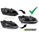 Lampy przód VW POLO 6R 2009-2017 - BLACK LED - diodowe -