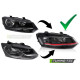 Lampy przód VW POLO 6R 2009-2017 - FULL LED BLACK - diodowe - LPVX45